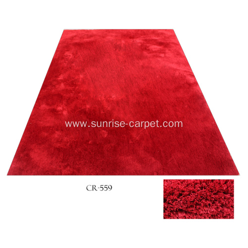 Microfiber Thin Yarn Shaggy Plain Rug